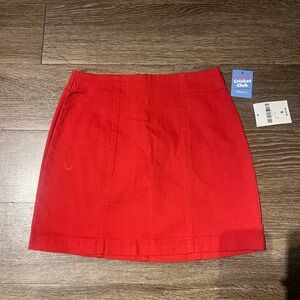 Forever 21 Bold Red Skirt. NWT